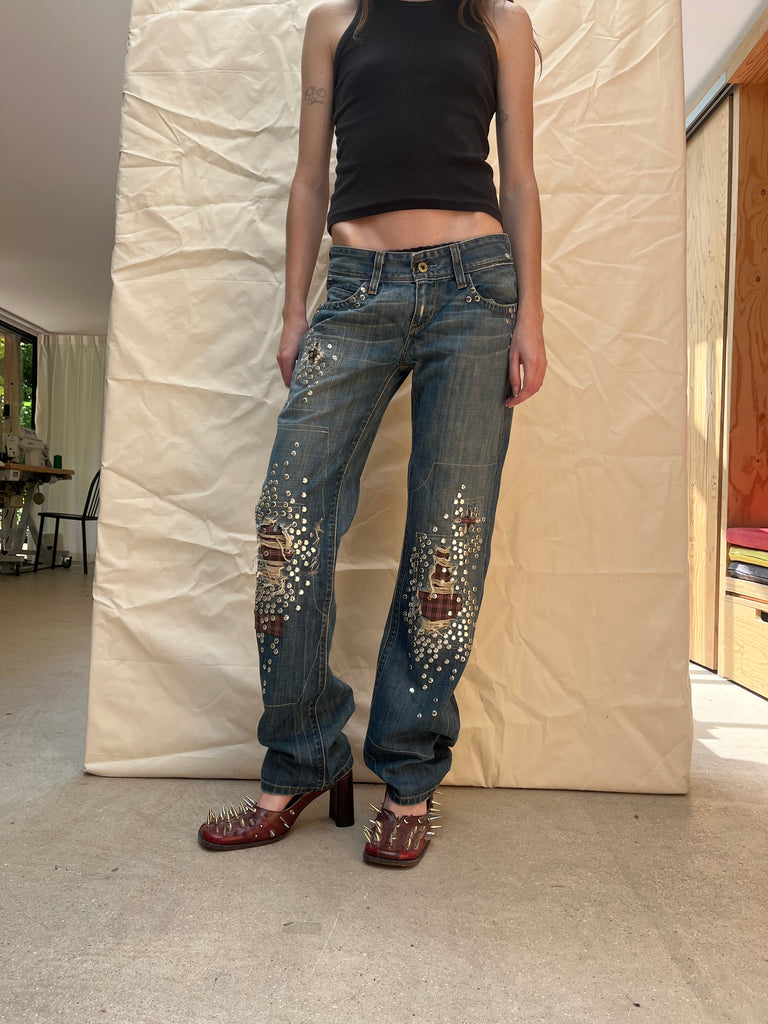 Studded jean