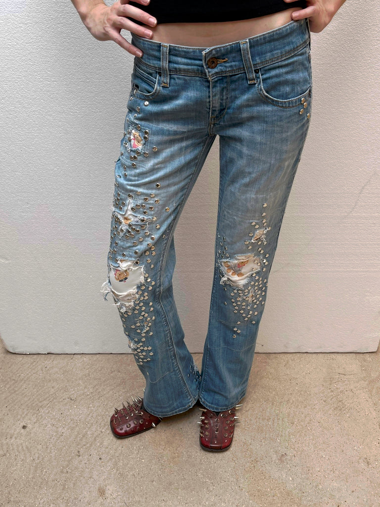 Teddy Studded Jeans