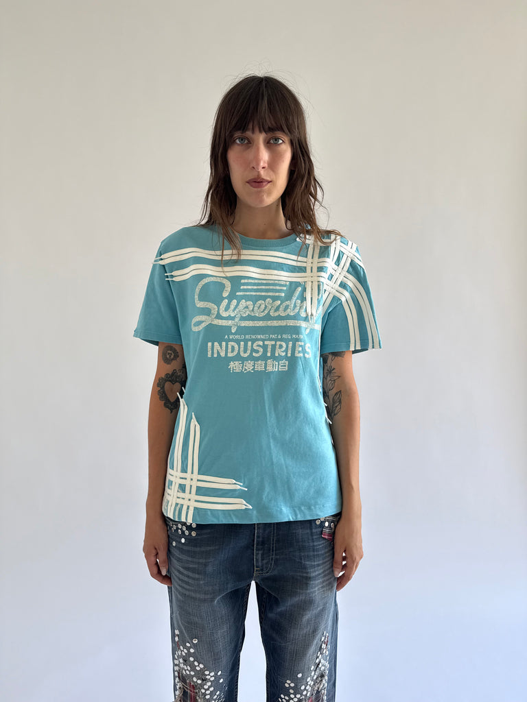 Checkered Lace T-shirt