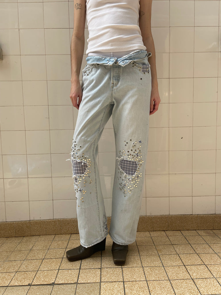 Falling stars jeans