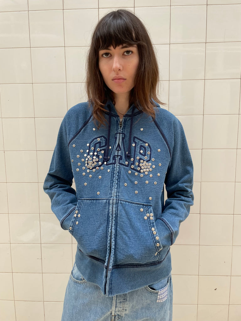 Studded vintage hoodie