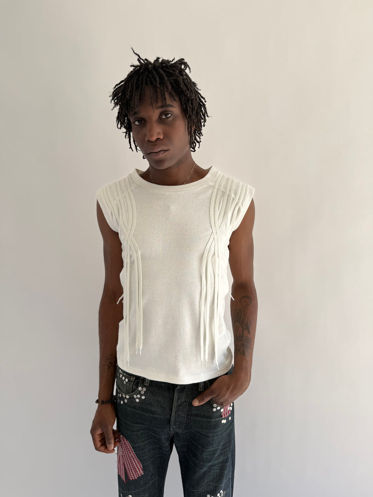 White Angel Lace Tank