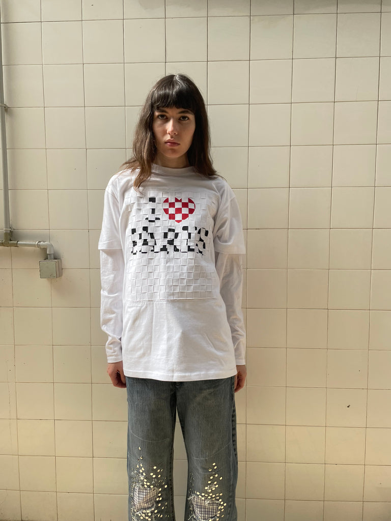 I ❤️ PARIS Woven T-shirt