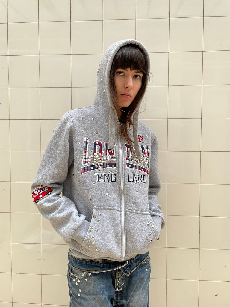 Studded vintage hoodie