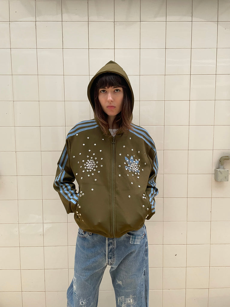 Khaki vintage hoodie
