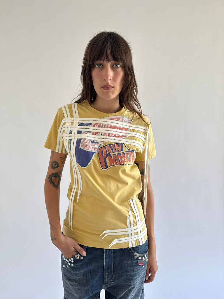 Checkered Lace T-shirt