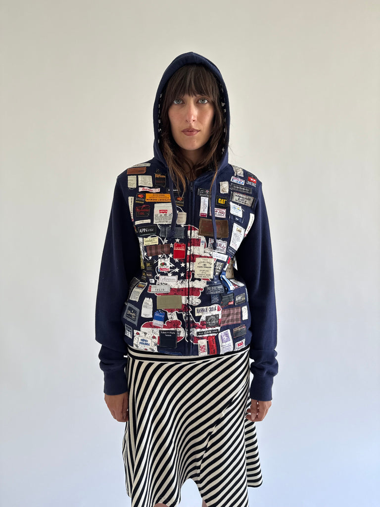 Label hoodie